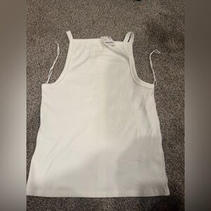 We The Free White Ribbed Camisole